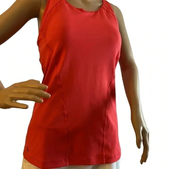 Y2K,vtg,Lole NITA racerback tank top ,coral padded ,high impact,NWT - Picture 3 of 11